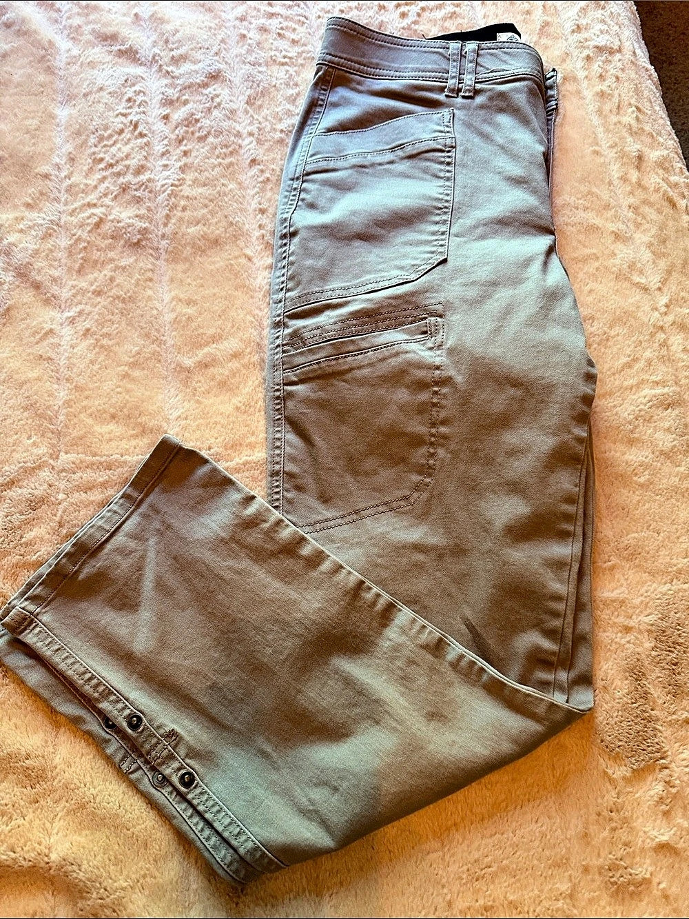 Democracy Ab-solution High Rise Tapered Utility Pant Green Size 10 new